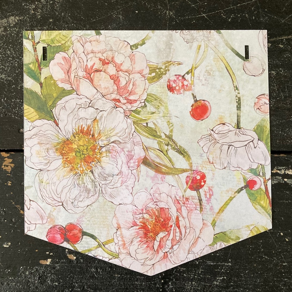 Party Decorations, Bunting, Banner, Floral Decor, Vintage Decor, Shower Decor